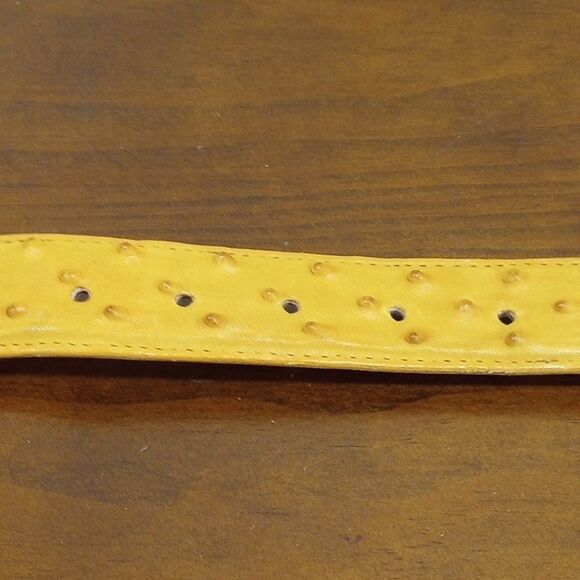 Vaquero Tan Leather Belt, Size 32 - Vintage!